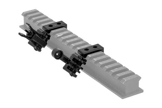 Griffin Armament M2 Micro Modular Sight Deployment system can be configured for 45-degree offset